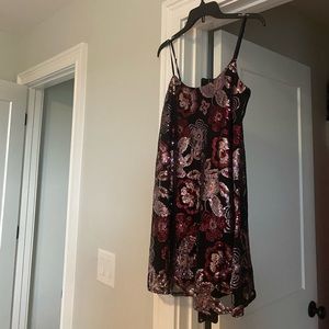 Honey and Rosie sequin slip dress with adjustable straps; size S, barely worn